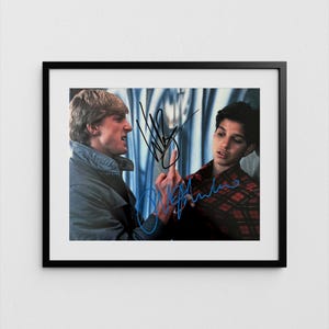 Ralph Macchio + William Zabka Autograph Karate Kid Signed Poster Johnny Lawrence Authentic Signature with COA