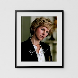Naomi Watts Autograph The Crown Signed Poster Authentic Signature with COA