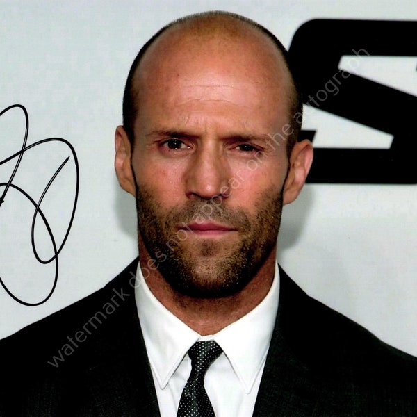 JASON STATHAM Autograph Signed Photo 6x8 Signature with COA