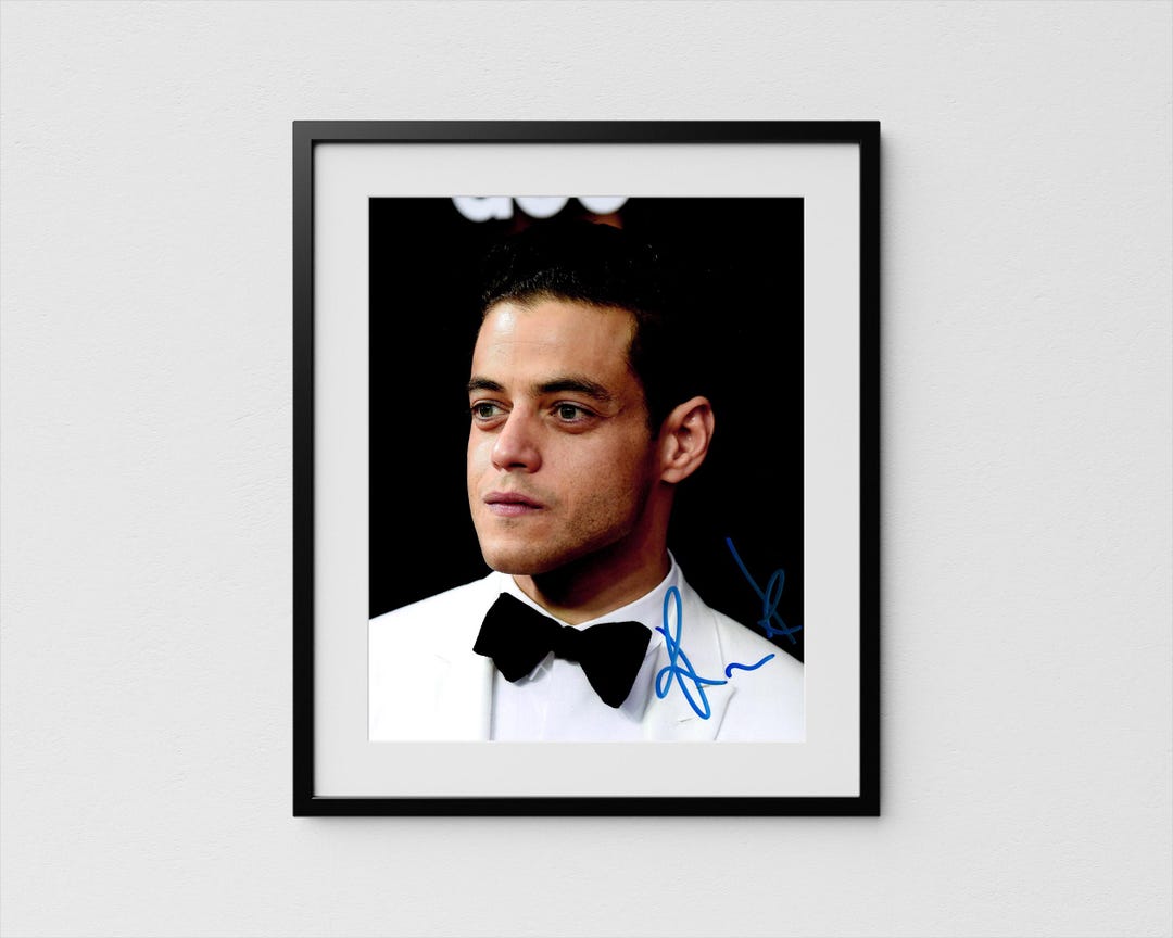 Rami Malek Autograph Bohemian Rhapsody Signed Poster Authentic ...