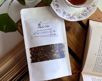 Meet Cute | Romance Trope | 50g of Black Tea | Romance Reader | Trope Collection | Bookish Tea | Book Lover | Book Nerd | Blueberry Tea