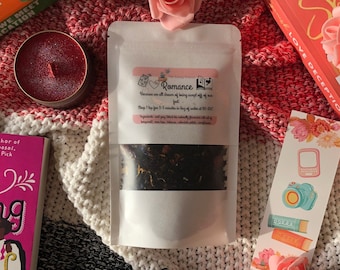 Romance | 50gram Loose Leaf Tea | Bookish Tea | Literary Tea | Earl Grey Tea | Bookish | Romance Books | Bookstagram | Booktok | Romantic