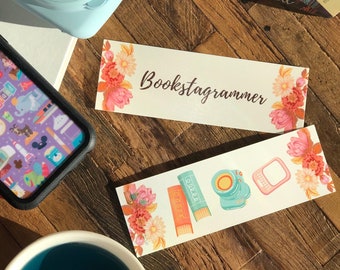 Bookstagrammer Bookmark | Bookstagram | Instagram | Bookish | Instagrammer | Bookmark | High Quality