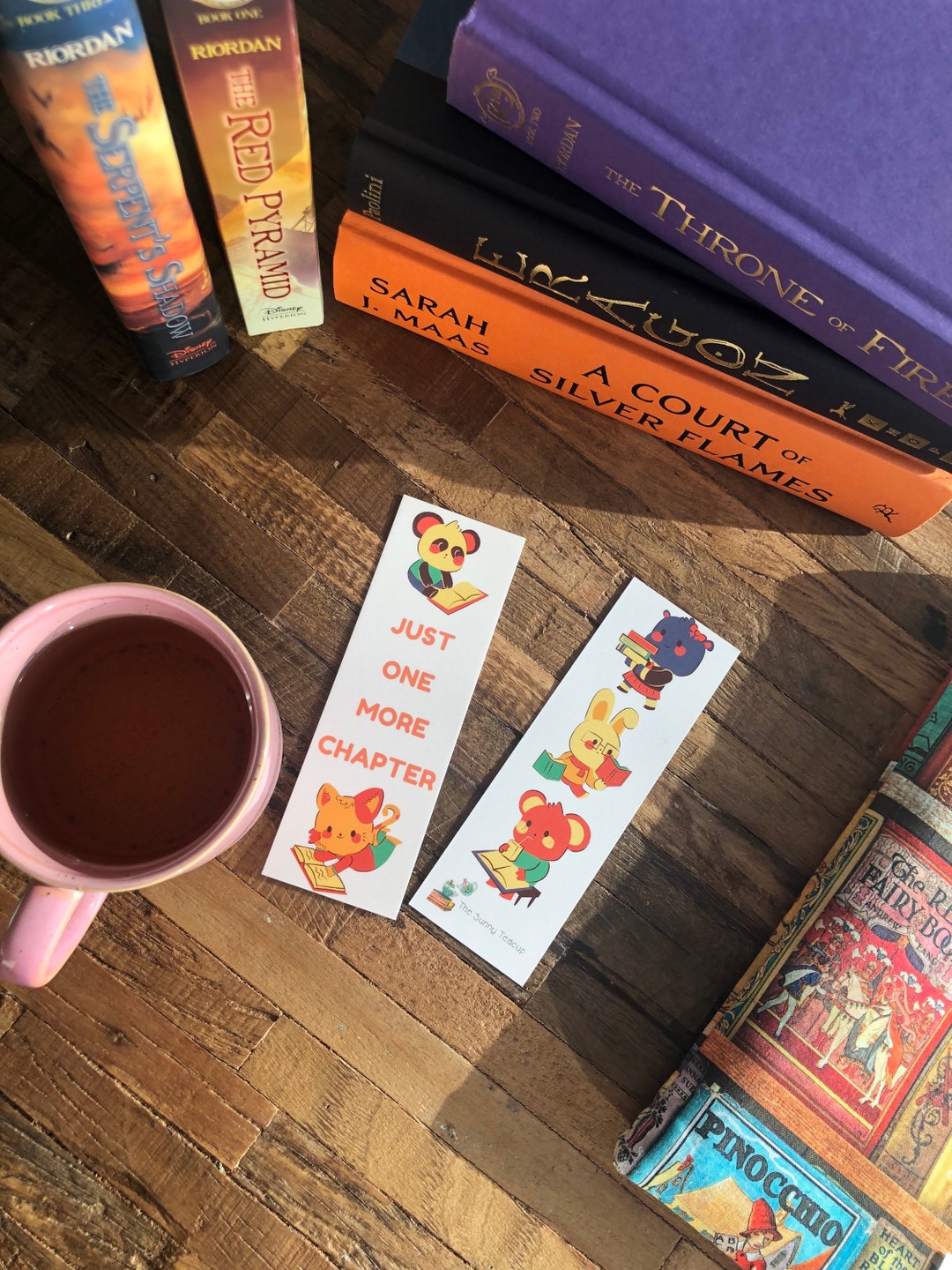 Just One More Chapter Bookmark One More Chapter Book Lover Etsy