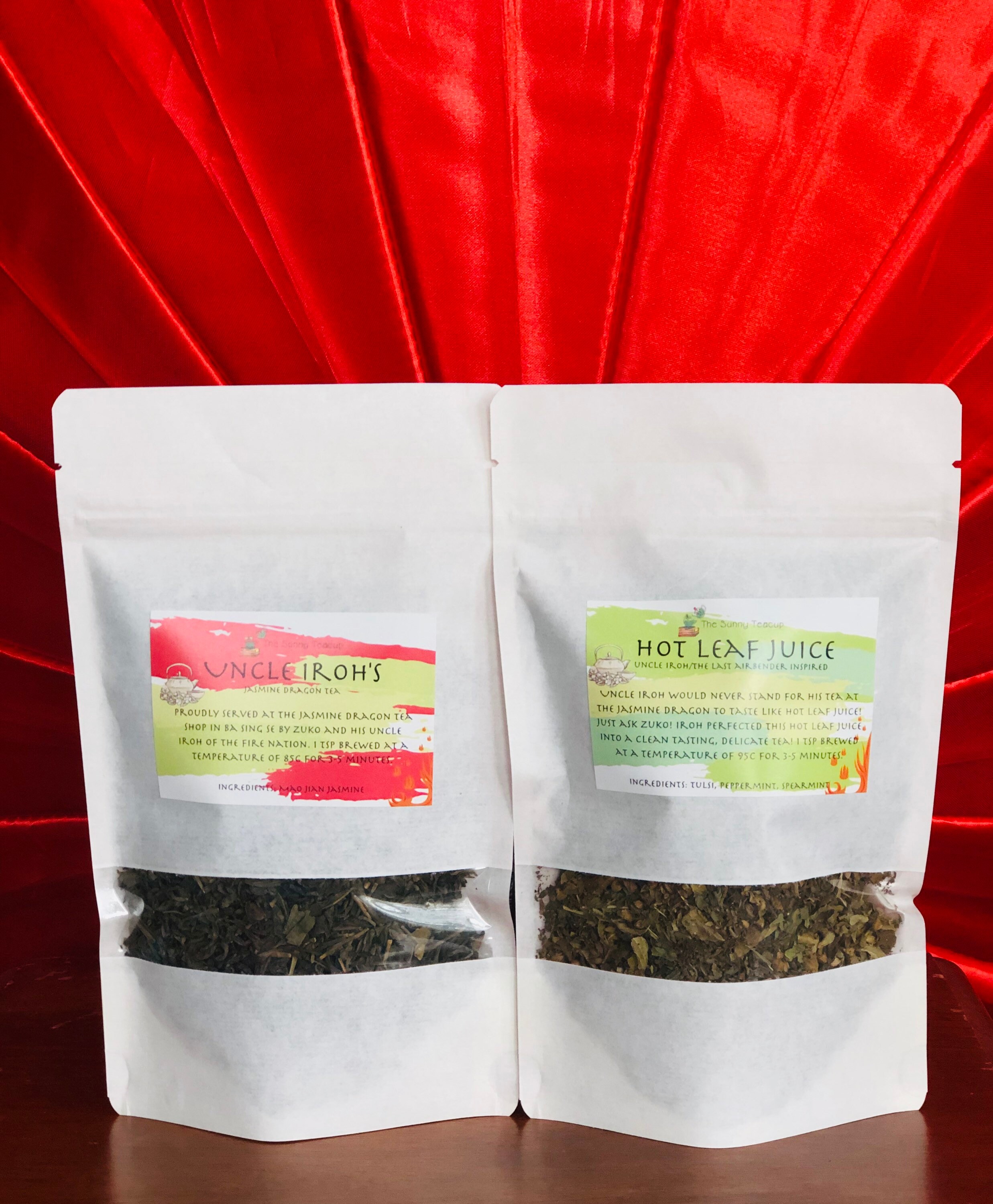 Hot Leaf Juice 30g Loose Leaf Herbal Tea Avatar the Last Etsy