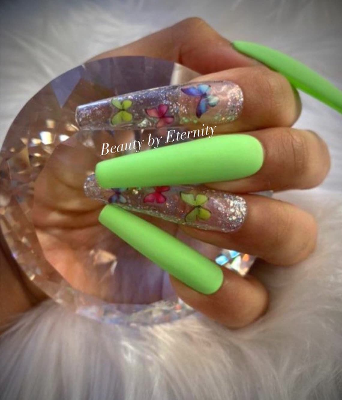 Xl nails xxl long nails extra long nails extra long coffin | Etsy