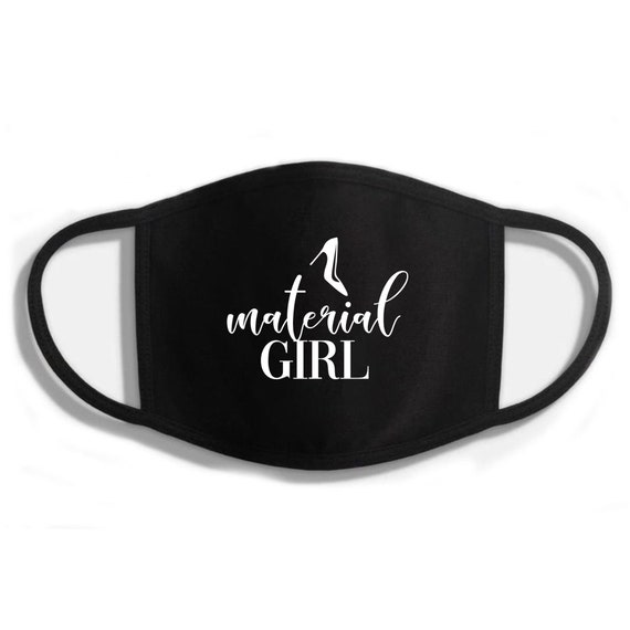 Material Girl Face Cover Madonna Diva Sassy Feminine 100 Etsy