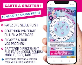 big brother announces pregnancy Digital scratch card surprise digital card scratching directly on finger screen future big brother