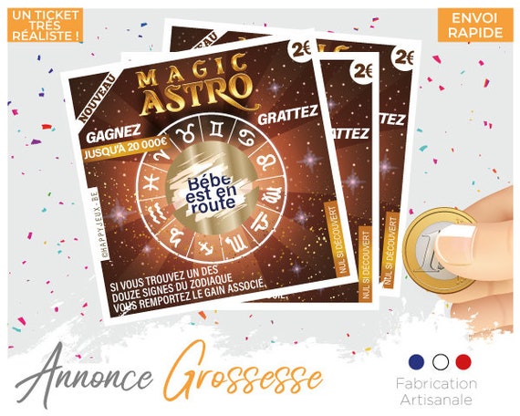 Annonce Grossesse Originale Carte A Gratter Magic Astro Bebe Etsy Annonce Grossesse Originale Carte A Gratter Magic Astro Bebe Etsy