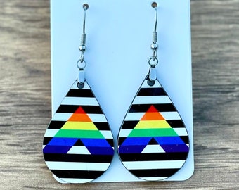 Pride Ally Earrings (Listing is for ONE pair of earrings, you choose which style)