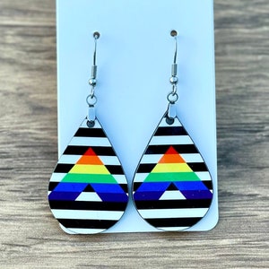 Pride Ally Earrings (Listing is for ONE pair of earrings, you choose which style)