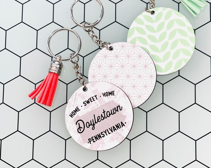 Doylestown Keychain, local love at hand at all times!!