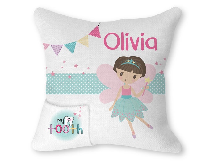 Tooth Fairy Pillow - Brunette Fairy