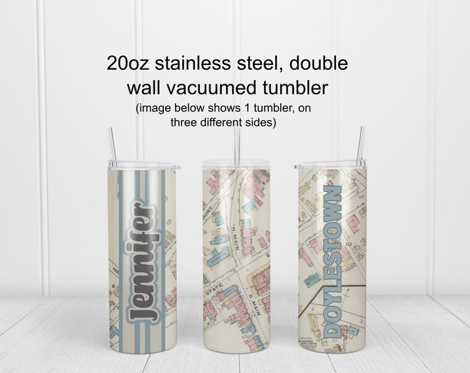 Personalized Doylestown 20oz Skinny Tumblers!