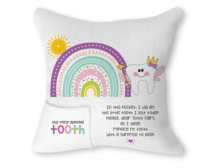 Tooth Fairy Pillow - Rainbow