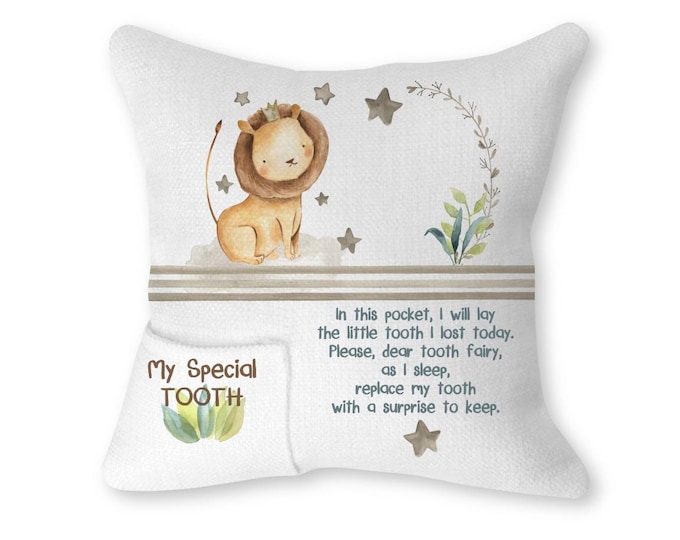 Tooth Fairy Pillow - Lion