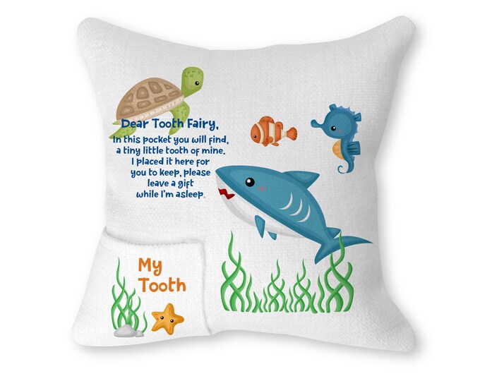 Tooth Fairy Pillow - Shark