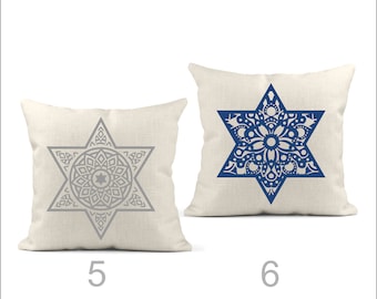 Star of David Pillow cover, 16x16, (insert optional) [5-6,13-14, 19-20]