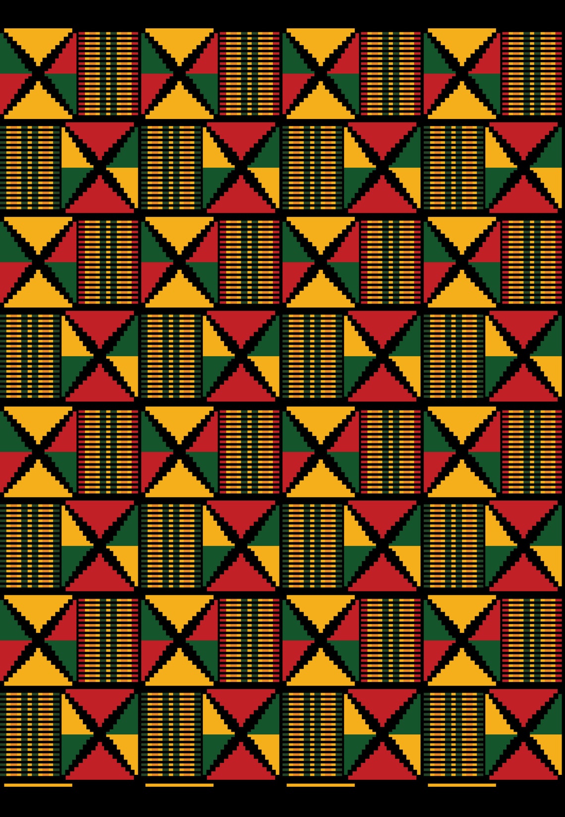 Red Kente African Print Wrapping Paper Sheet-gift - Etsy