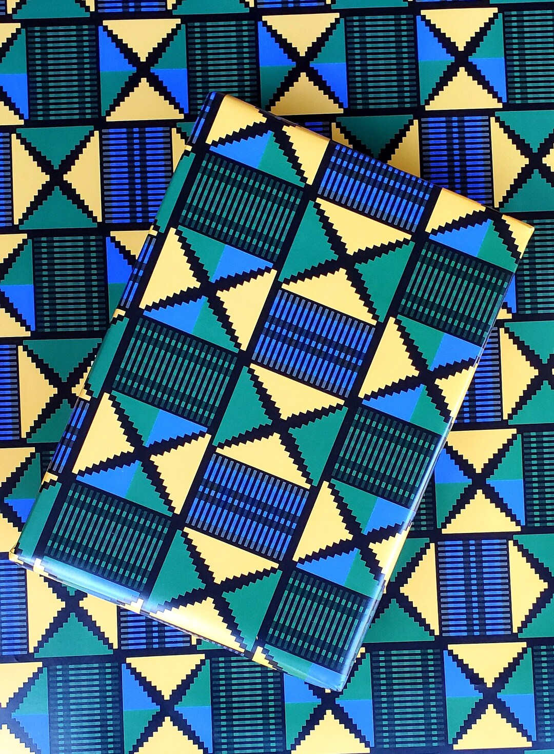 Kente African Print Wrapping Papergift Wrappresentsgiftsethnic