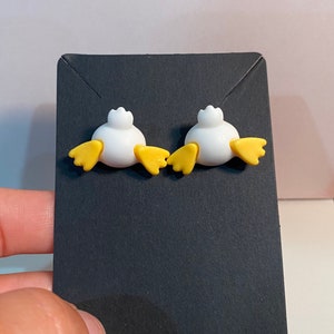 Donald , Duck resin Stud Earrings