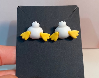 Donald , Duck resin Stud Earrings