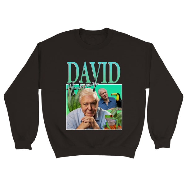 David Attenborough Jumper / Sir David Attenborough / National Treasure / Blue Planet / 90s vintage Classic Unisex Crewneck Sweatshirt