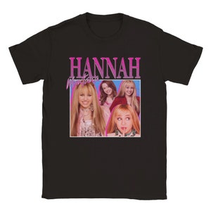 Hannah Montana - Miley Cyrus Rap Hip Hop Bootleg Homage 90s T-shirt
