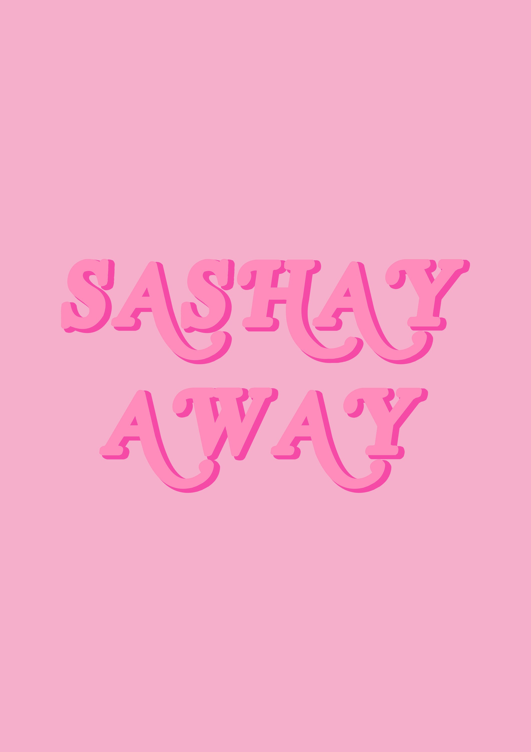 Sashay Away art print funny prints wall Decor colourful art Etsy