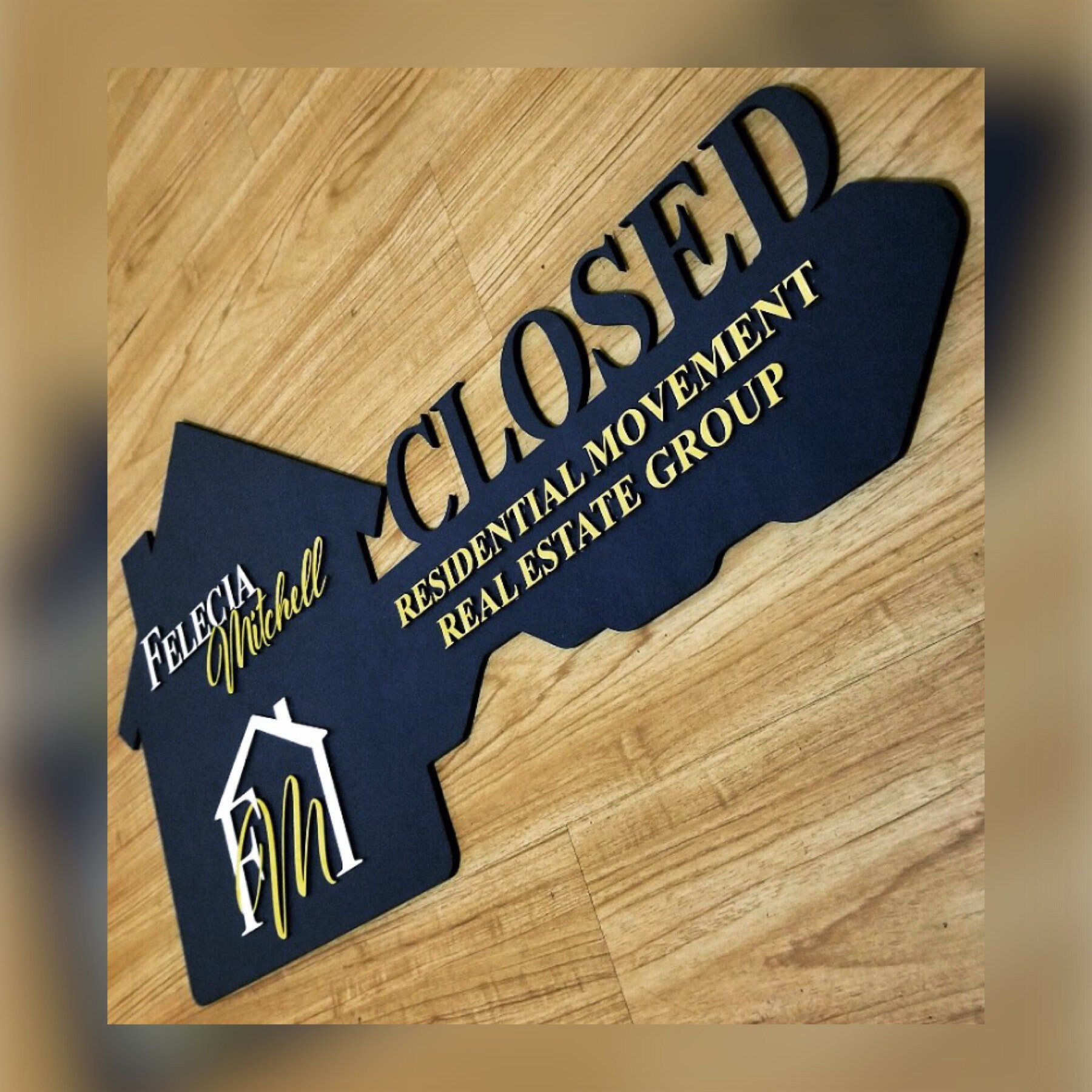 Rectagle Realtor Key Closed Realtor Key File, SVG - INSTANT Digital Download for Laser ...
