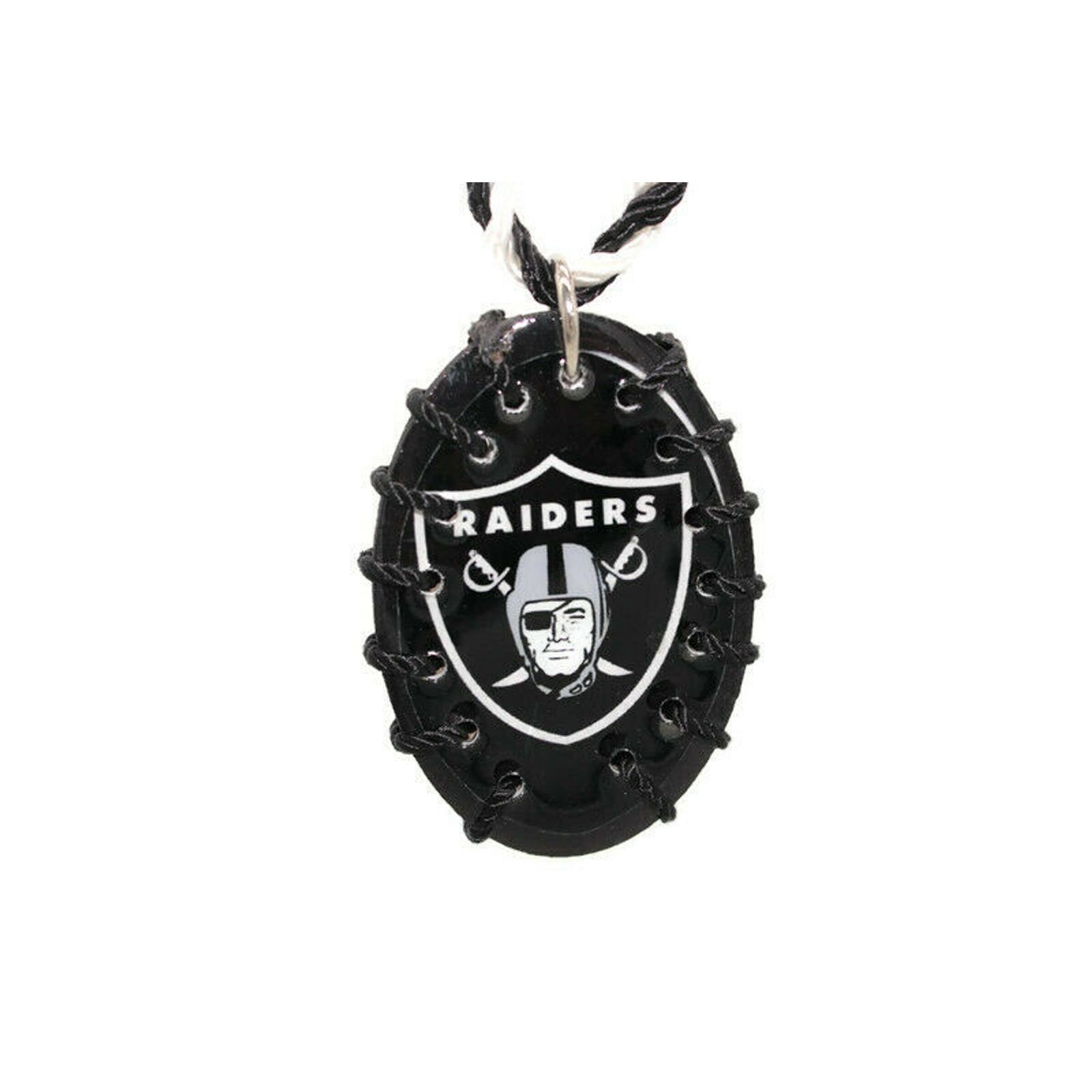 Las Vegas Raiders Necklace Oval Wood Pendant Rope Hand Made - Etsy UK