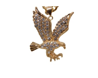 Silver Yellow Plated Eagle Pendant 27mm Silver Yellow Plated Eagle Pendant 27mm