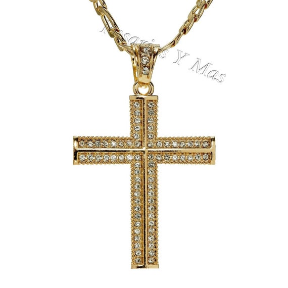 Large Cross 24kgold Plated With 26