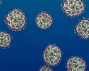 Oryginalna sztuka z gliny polimerowej „Going Viral”