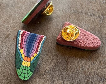 Alfileres de punta de raíz de planta