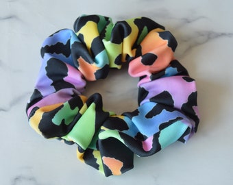 Swim Scrunchies, Summer Scrunchies for Women, Rainbow Scrunchies, Small Birthday Gift for Her, Holiday Accessories for Girls