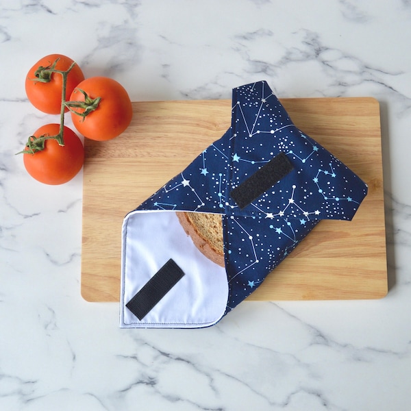 Emballage alimentaire réutilisable, Emballage pour sandwich, Cadeaux célestes pour femme, Accessoires de cuisine réutilisables, Cadeau de rentrée scolaire, Cadeau écologique pour fille