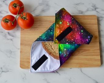 Reusable Food Wrap, Sandwich Wrap, Reusable Sandwich Bag, Space Themed Gifts for Kids, Reusable Kitchen Accessories, Picnic Accessories