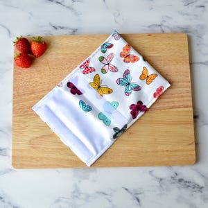 Summer Cupcake Reusable Snack Bag, Washable Snack Pouch, Eco-Friendly Birthday Gift for Girls bild 8