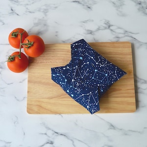 Reusable Food Wrap, Sandwich Wrap, Celestial Gifts for Women, Reusable Kitchen Accessories, Back to School Gift, Eco Friendly Gift for Girls image 2