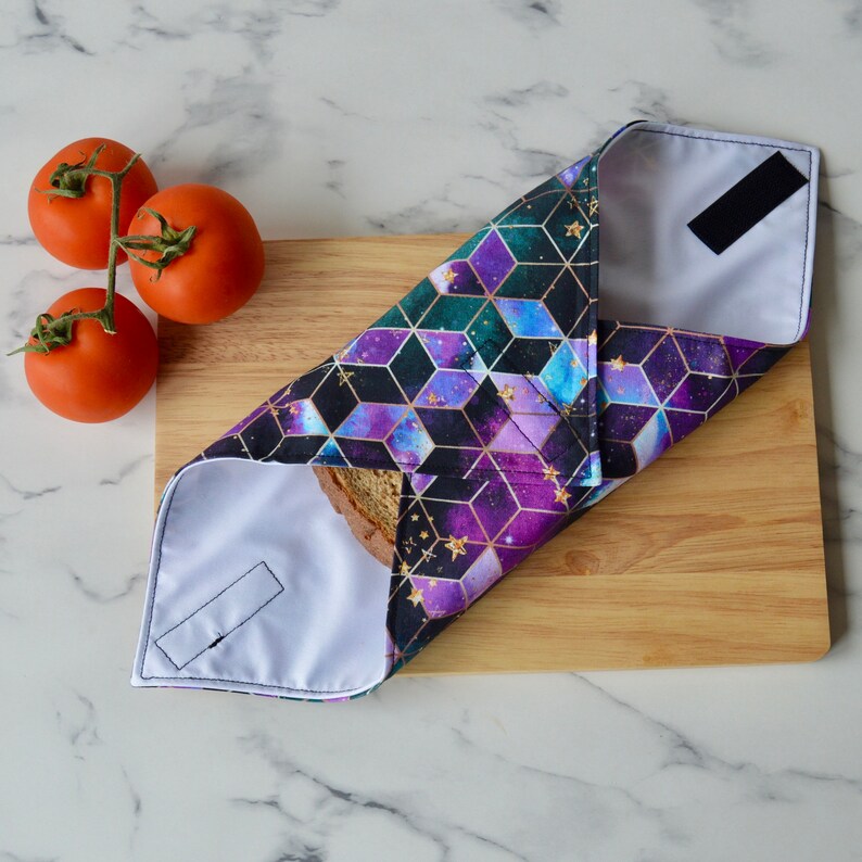 Reusable Food Wrap, Sandwich Wrap, Celestial Gifts for Women, Reusable Kitchen Accessories, Back to School Gift, Eco Friendly Gift for Girls image 6