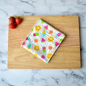 Summer Cupcake Reusable Snack Bag, Washable Snack Pouch, Eco-Friendly Birthday Gift for Girls bild 6