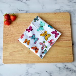 Summer Cupcake Reusable Snack Bag, Washable Snack Pouch, Eco-Friendly Birthday Gift for Girls bild 9