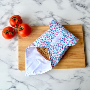Floral Reusable Sandwich Wrap for Women, Back to School Gift for Girls