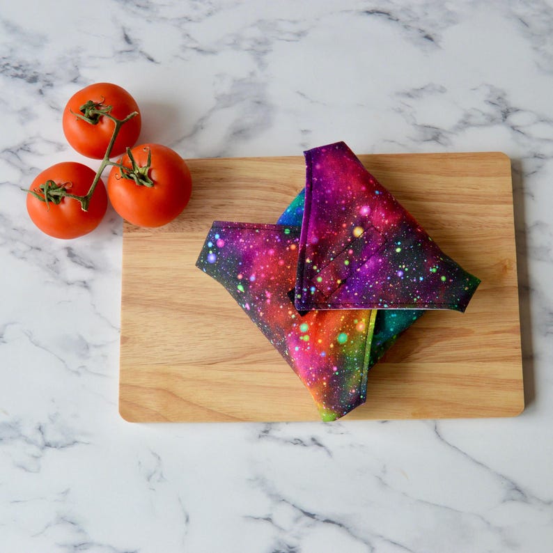 Reusable Food Wrap, Sandwich Wrap, Celestial Gifts for Women, Reusable Kitchen Accessories, Back to School Gift, Eco Friendly Gift for Girls image 8