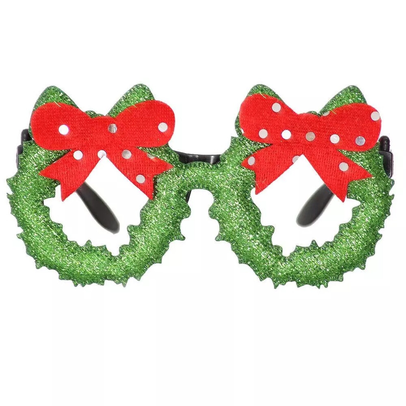 Christmas Cute Cartoon Glasses Frame Glittered Eyeglasses No Etsy