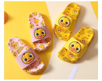 kids duck slippers