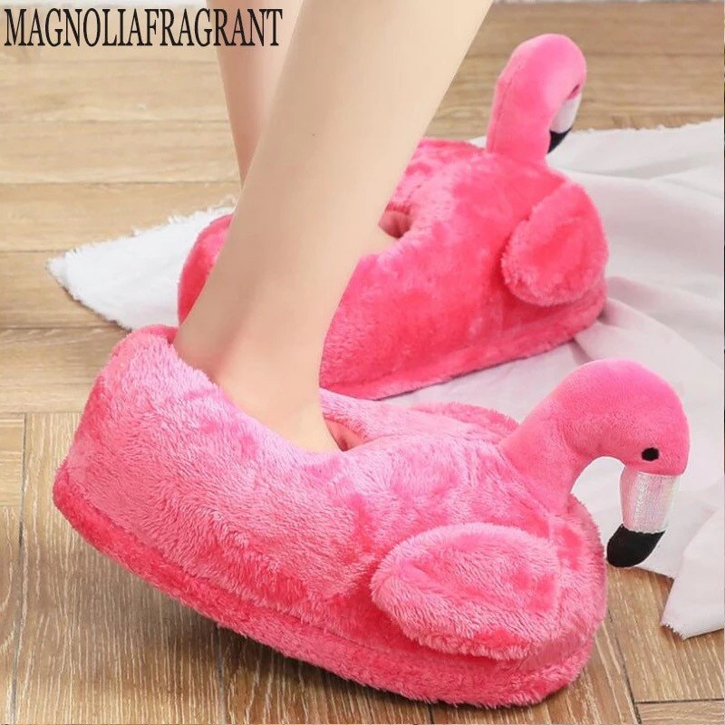 Flamingo slippers | Etsy