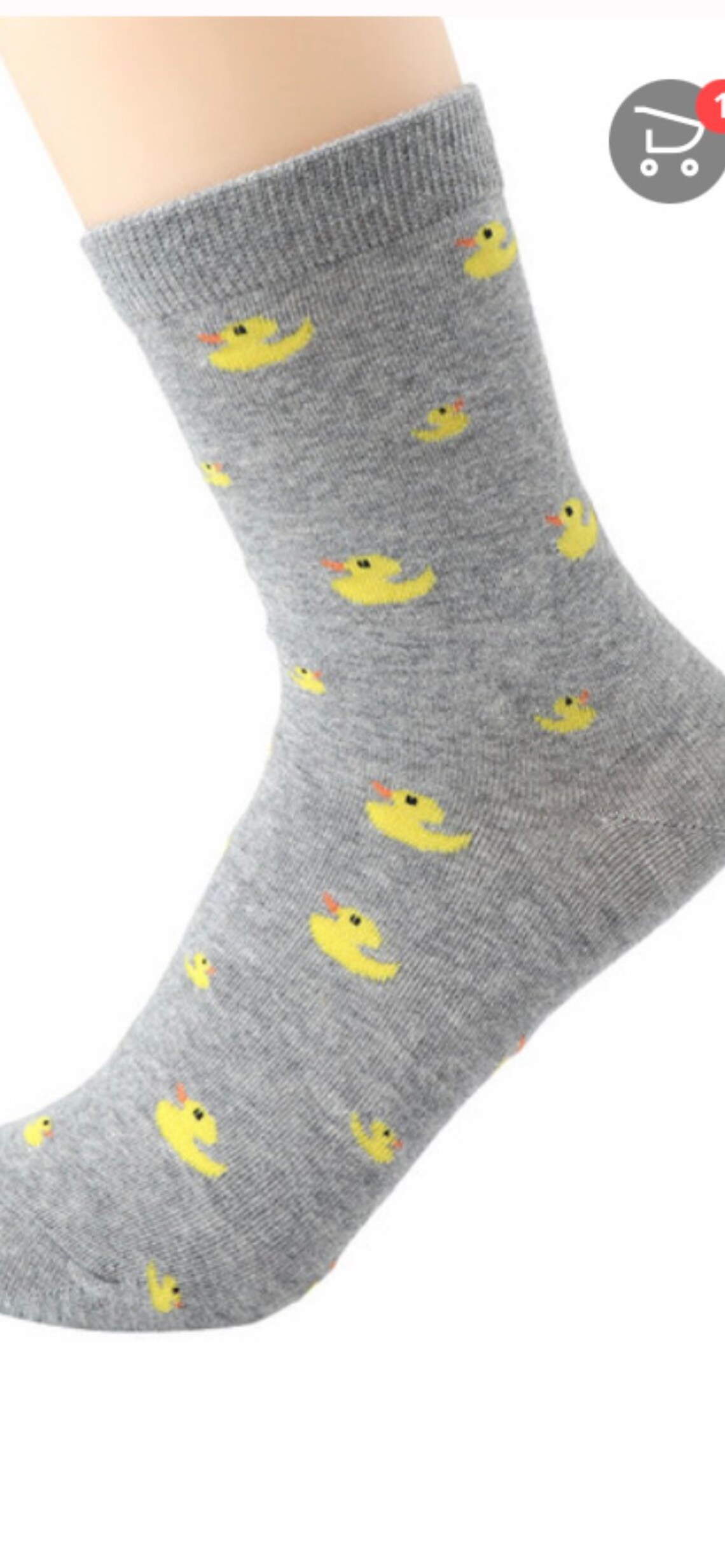 Duck Socks/Rubber Duck Socks/For Him or Her. | Etsy