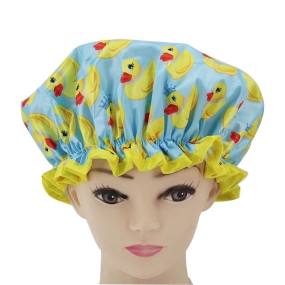 Rubber on sale shower cap